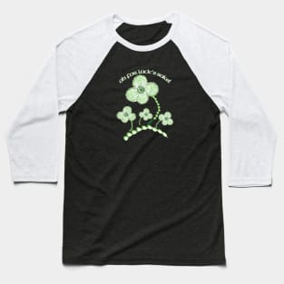 Oh for luck's sake! Pickleball clover. by Pickleball ARTwear Baseball T-Shirt